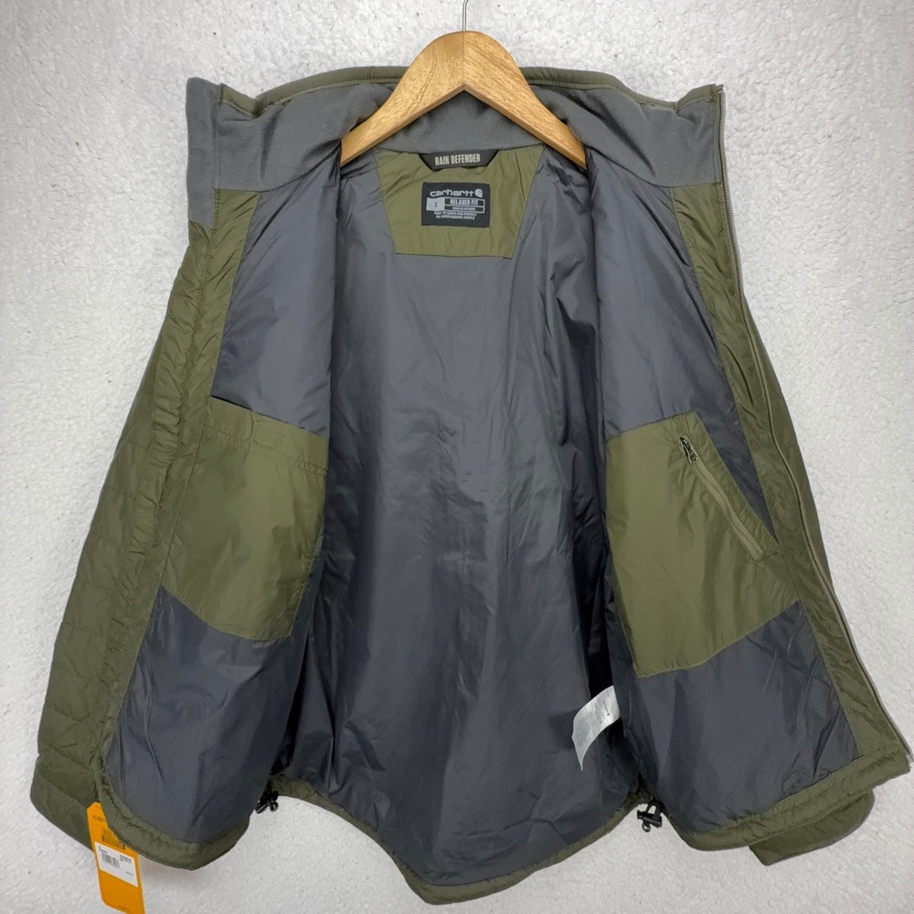 Carhartt Gilliam Rain Defender Insulated Jacket Mens Small Moss Green NWT - Picture 3 of 10